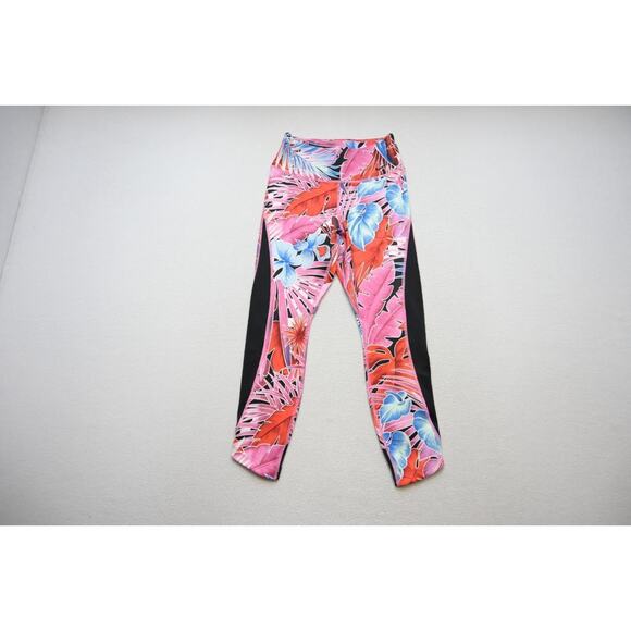 Nike Leggings Athletic Compression Floral Yoga Performance Pants Womens Sz Small - Picture 1 of 6